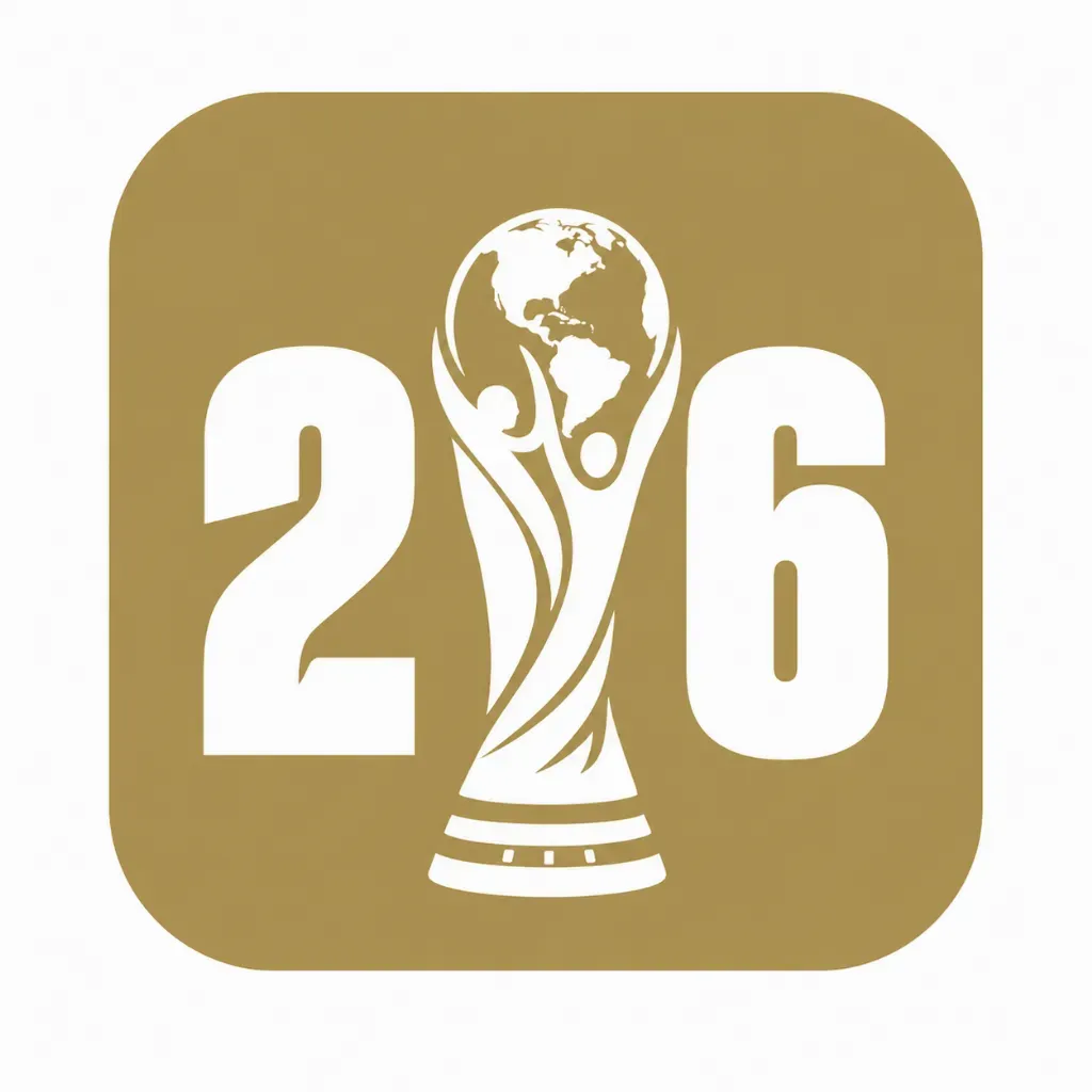 2026 FIFA World Cup - Logo with trophy design.