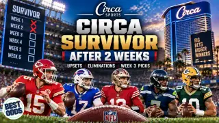 Circa Survivor Field Cut by Nearly Two-Thirds After Two Chaotic NFL Weeks