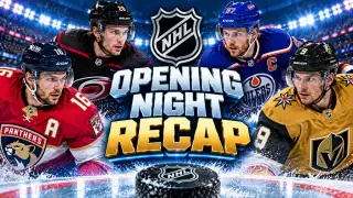 Panthers Spoil Carolina Banner Night as NHL Season Opens With Overtime Drama