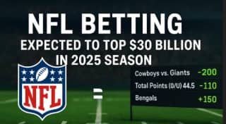 NFL Betting Expected to Top $30 Billion in 2025 Season